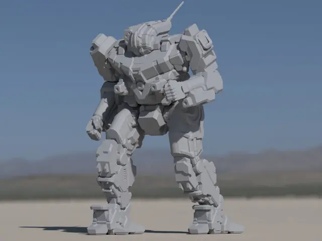 GHR-5H Grasshopper for Battletech — modelo 3D
