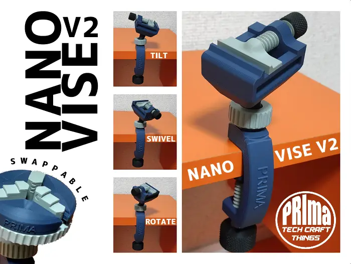 Nano Vise (V2) by PRIma — modelo 3D