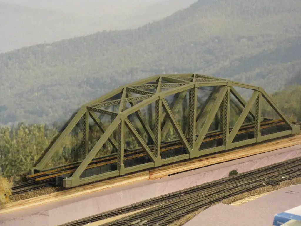 HO Scale126 ft Steel Arched Truss Bridge — modelo 3D