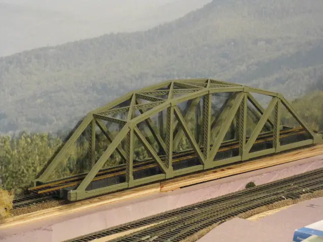 HO Scale126 ft Steel Arched Truss Bridge — modelo 3D