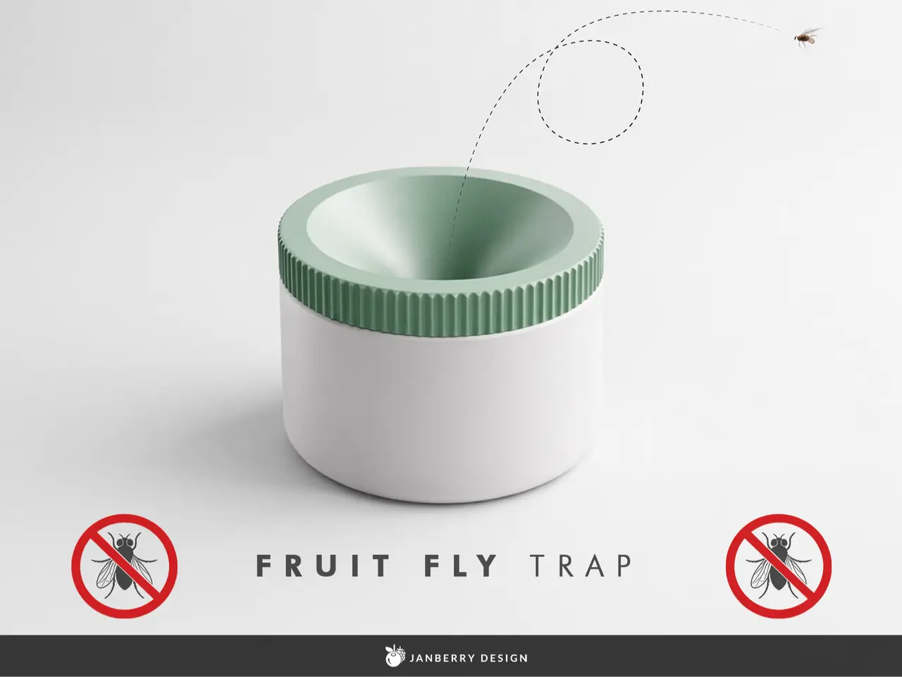 Decorative Fruit Fly Trap — modelo 3D