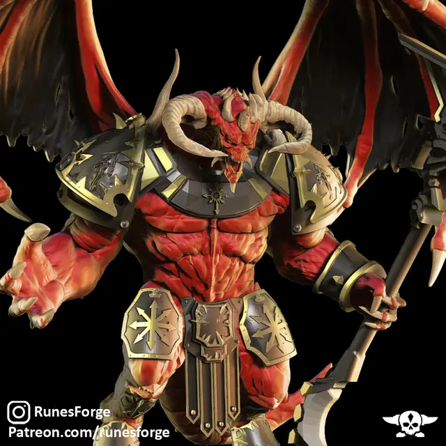 Daemon Prince on Steroids — modelo 3D