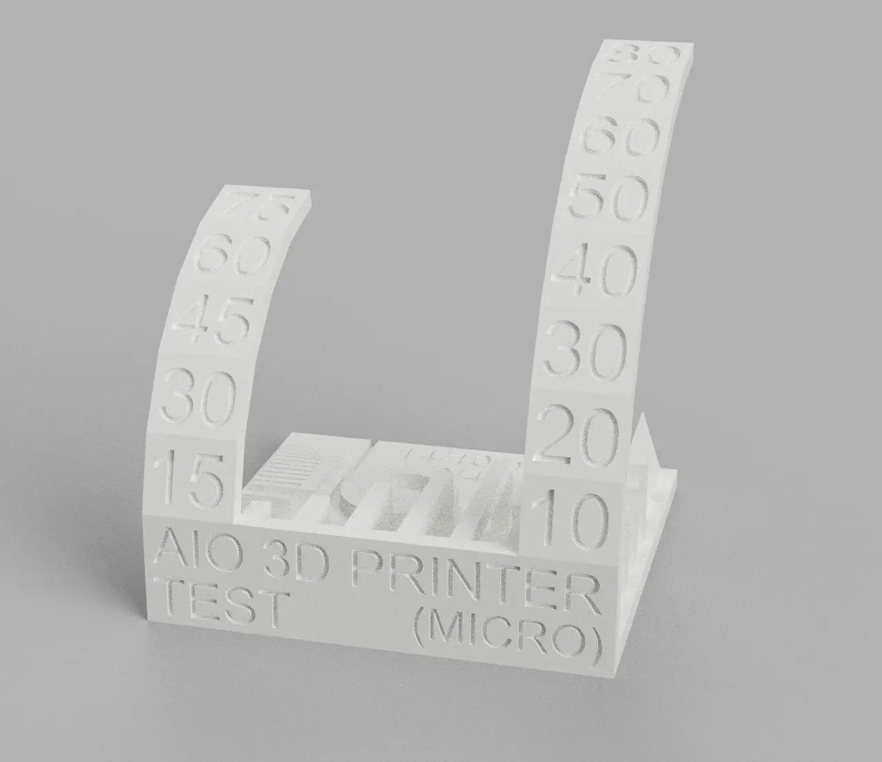 *MICRO* All In One 3D printer test — modelo 3D
