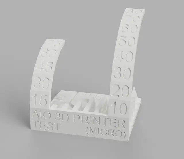 *MICRO* All In One 3D printer test — modelo 3D