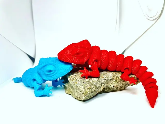 ARTICULATED chameleon — modelo 3D
