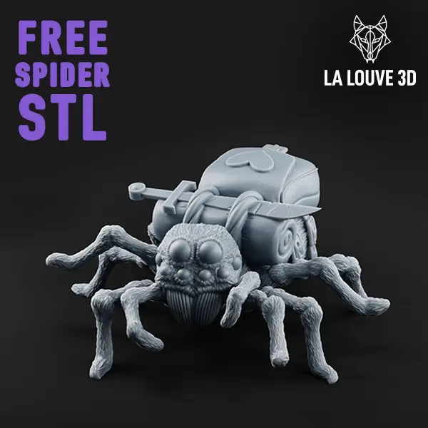 Spider adventurer — modelo 3D