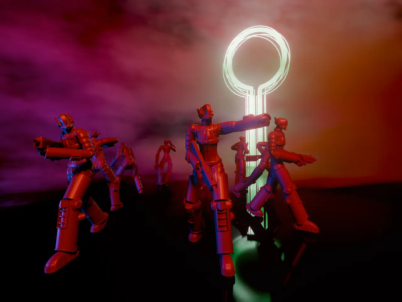 Imperial Coalition Longstriders [PRESUPPORTED] — modelo 3D