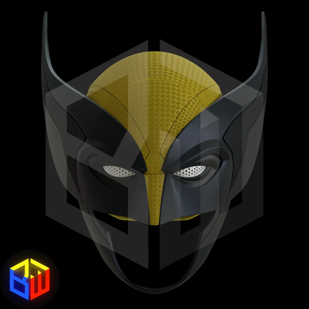 Wolverine Textured Helmet V3 — modelo 3D