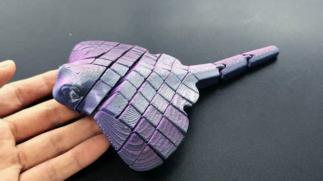 flexi manta ray — modelo 3D