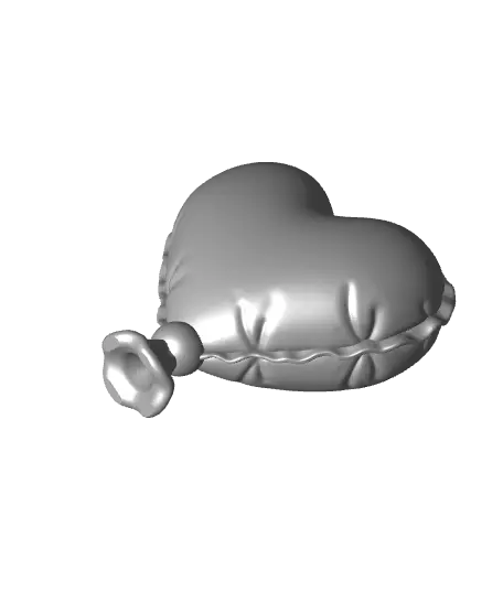 Heart Pillow Keychain: Cutest Carry-Along Ever! — modelo 3D
