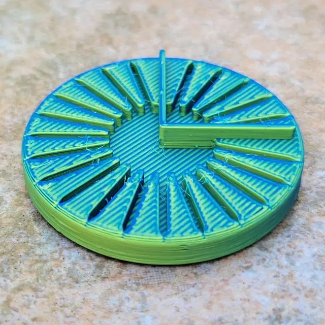 Multi-Color Filament Configuration Disk: MCFCD — modelo 3D