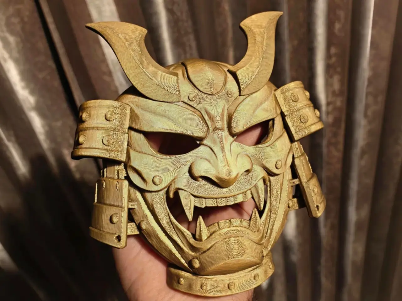 Samurai mask — modelo 3D