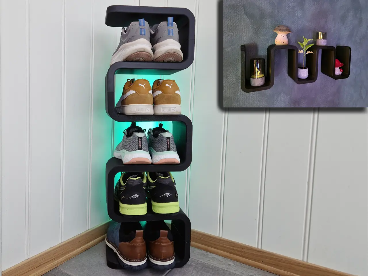 Shoe Rack / Wall Shelf — modelo 3D