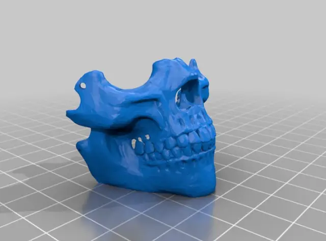 Half mask skull — modelo 3D