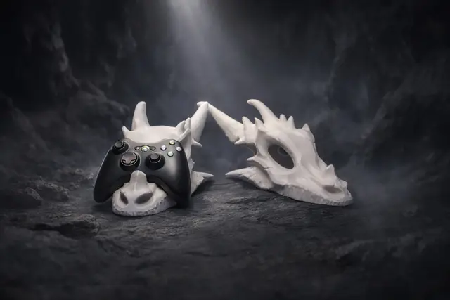 Dragon Head Xbox Controller Stand — modelo 3D
