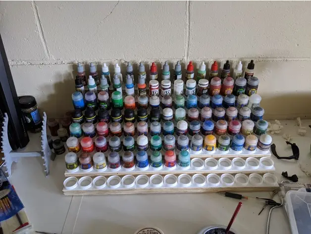 Miniature Paint Organizer — modelo 3D