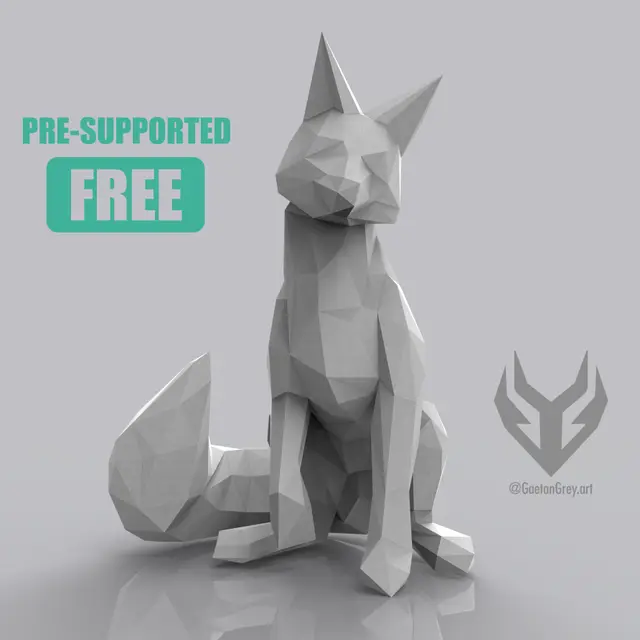 Fox Geo - pre-supported — modelo 3D