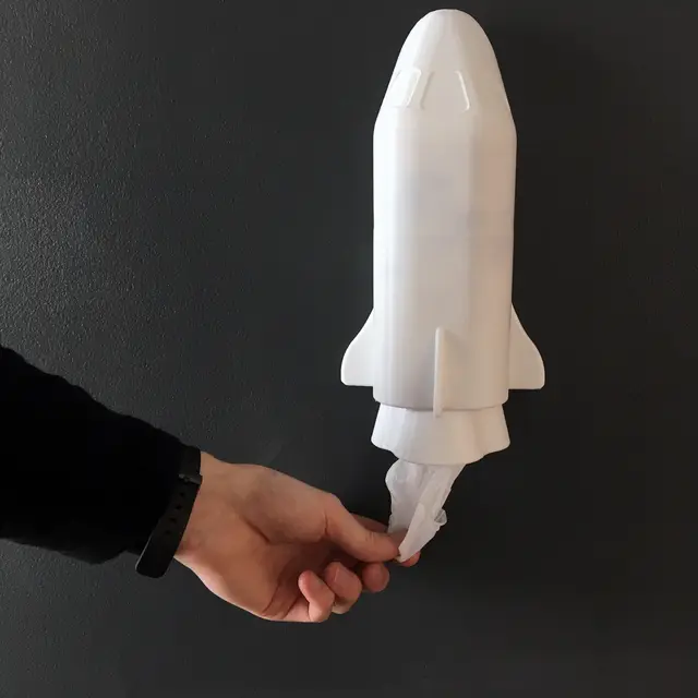 Space Shuttle Bag Dispenser! — modelo 3D