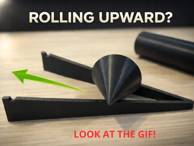 Rolling Upward!? – Impossible Double Cone — modelo 3D