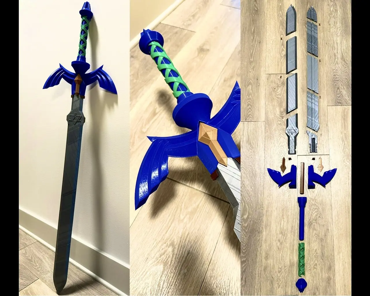 MASTER Sword (No glue, assembles smooth! Because banana bread wasn't enough for you people) — modelo 3D