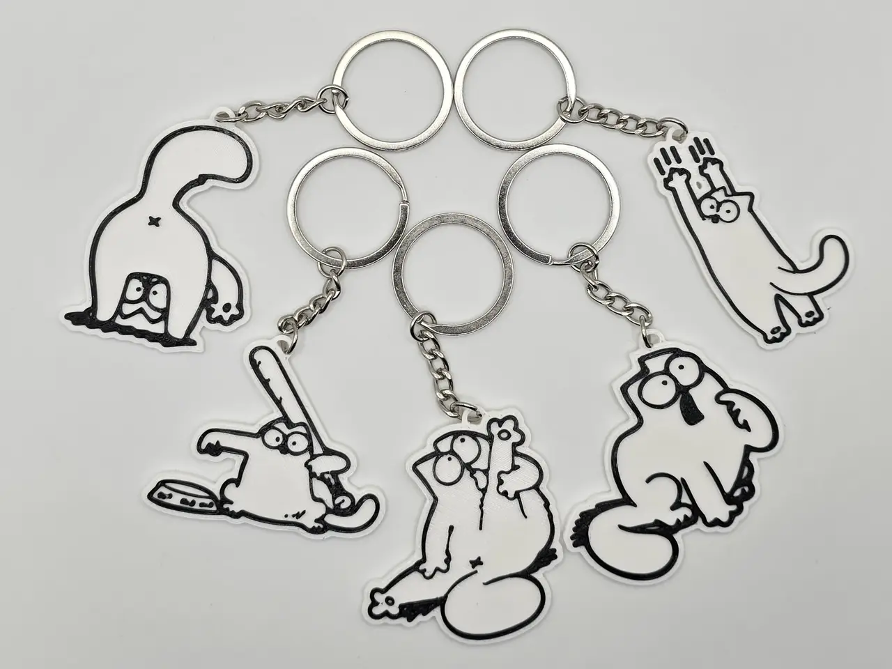 Simon's Cat Keychain (Remix) — modelo 3D