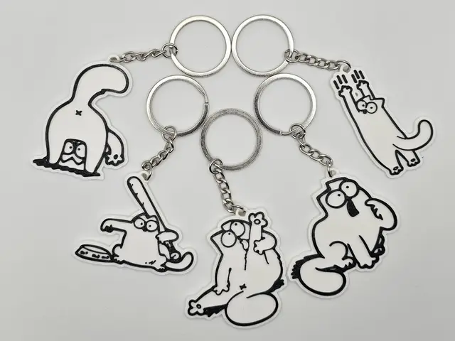Simon's Cat Keychain (Remix) — modelo 3D