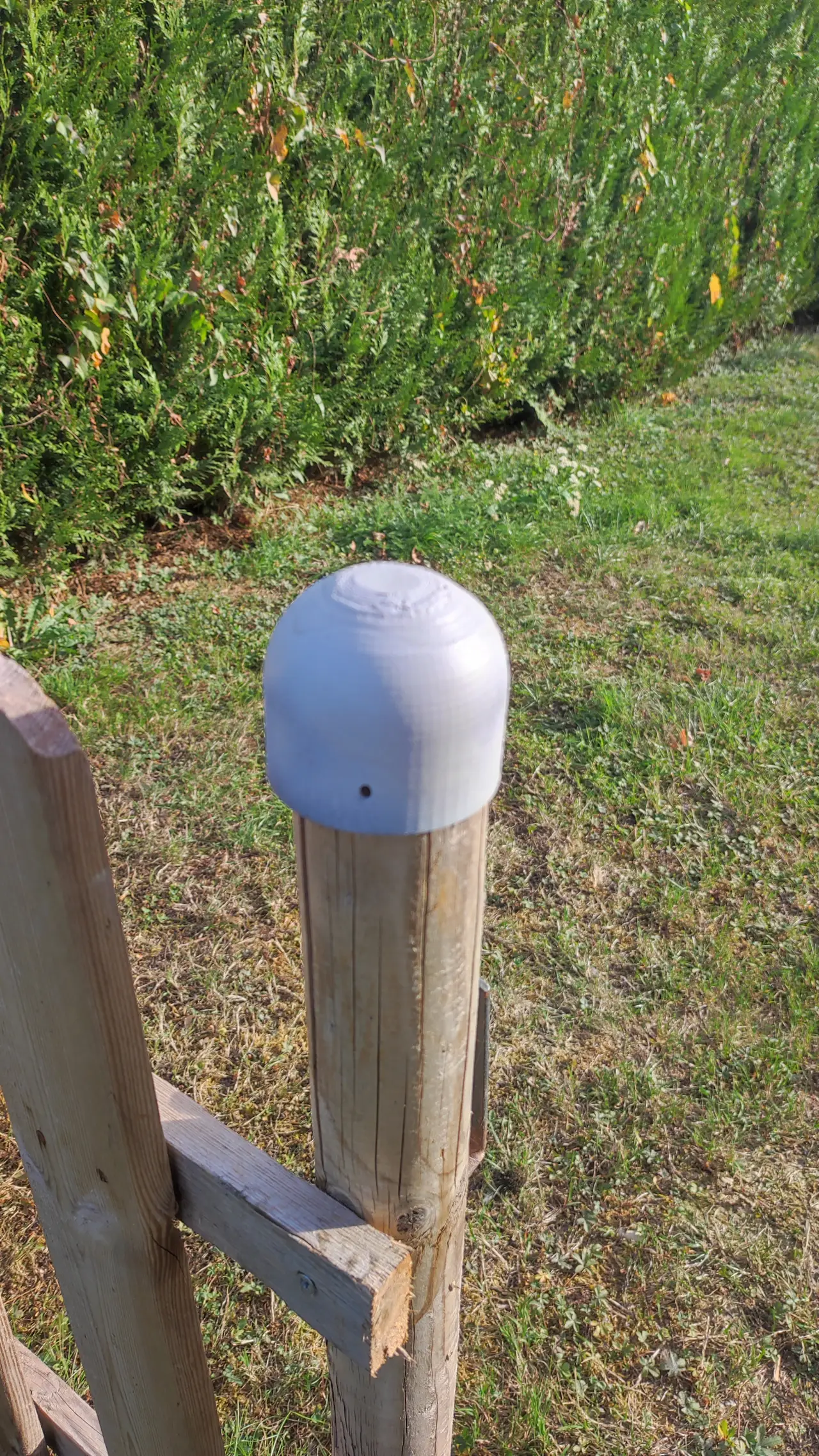 Capuchon de poteau en bois — modelo 3D