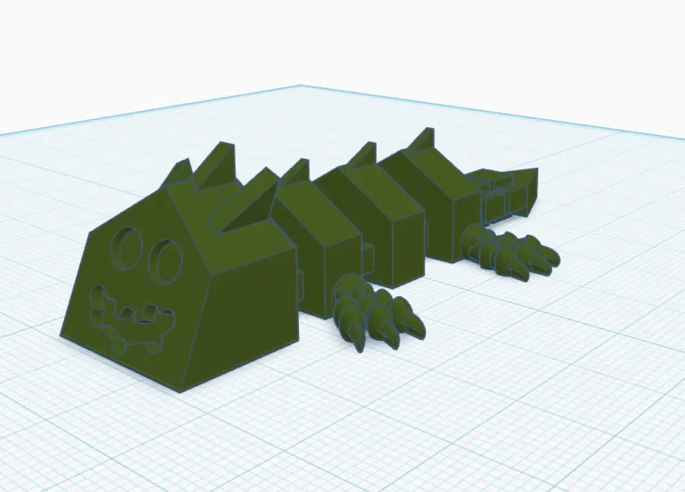 Articulated Dinosaur — modelo 3D