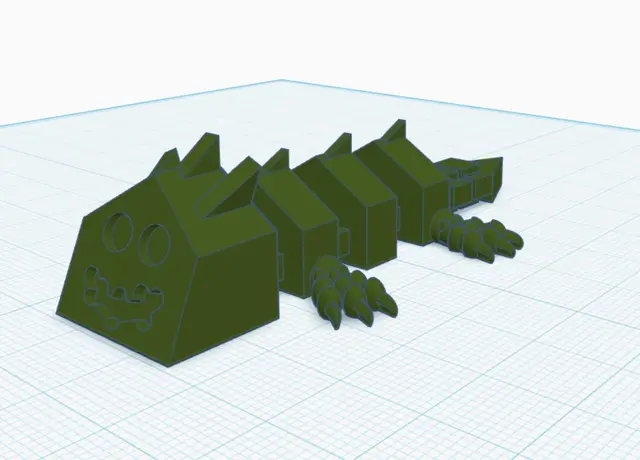 Articulated Dinosaur — modelo 3D