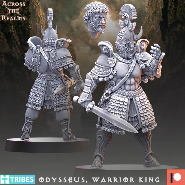 Odysseus, Warrior King — modelo 3D
