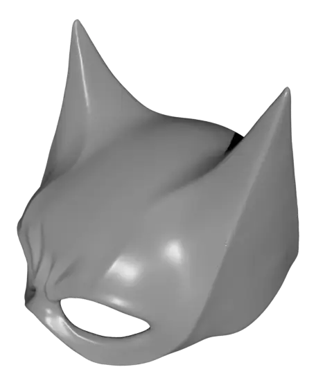 FREE Batcat Mask – Funny Batman-Inspired Cat Mask (3D Printable STL) — modelo 3D