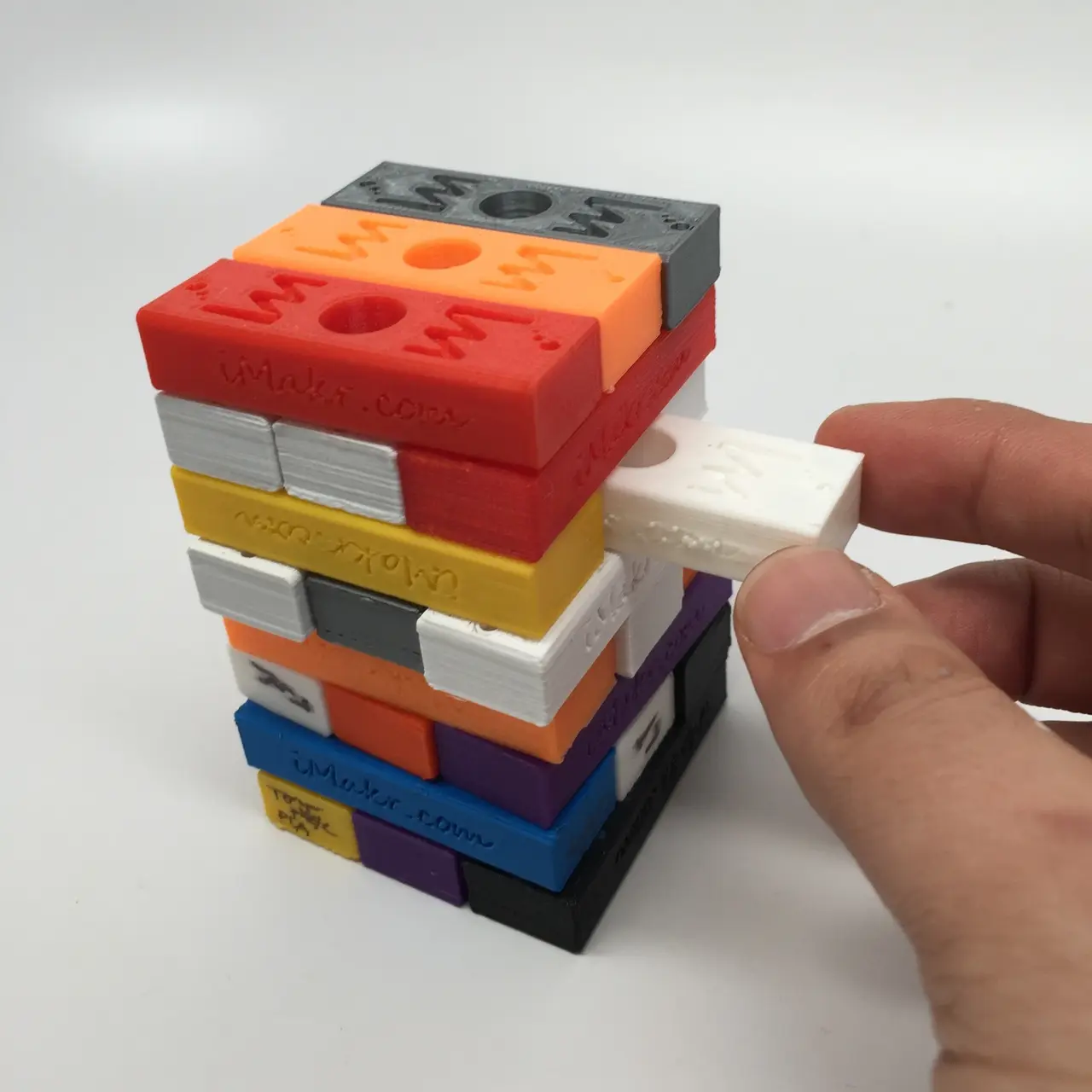 iMakr Jenga calibration block — modelo 3D