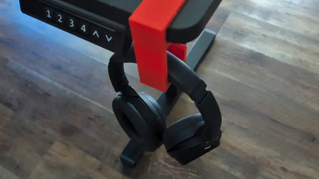 Headphone Desk Hanger - Clip-on (AI designed from one prompt) + Screw-in Under Desk version — modelo 3D