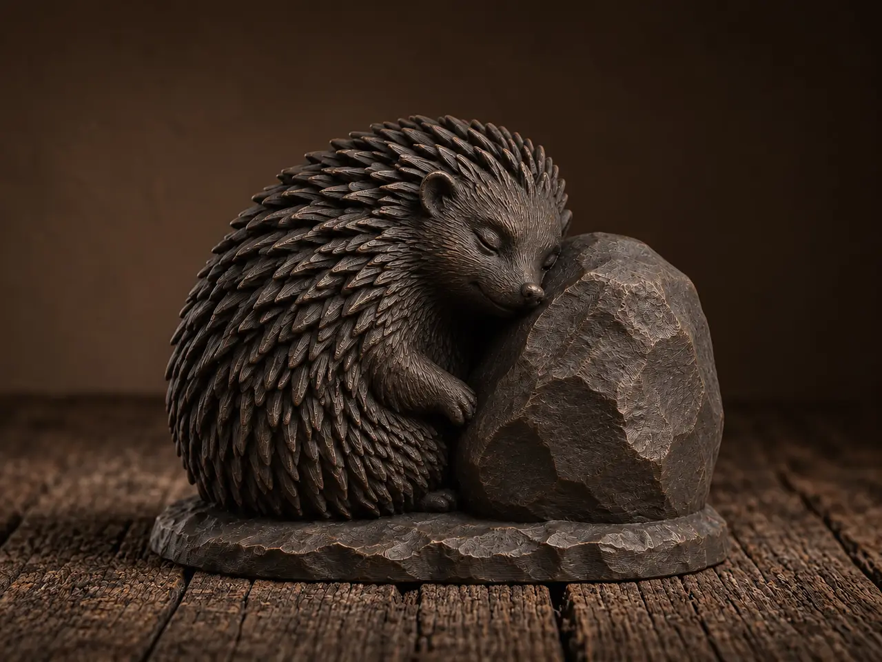 Igel am Stein — modelo 3D