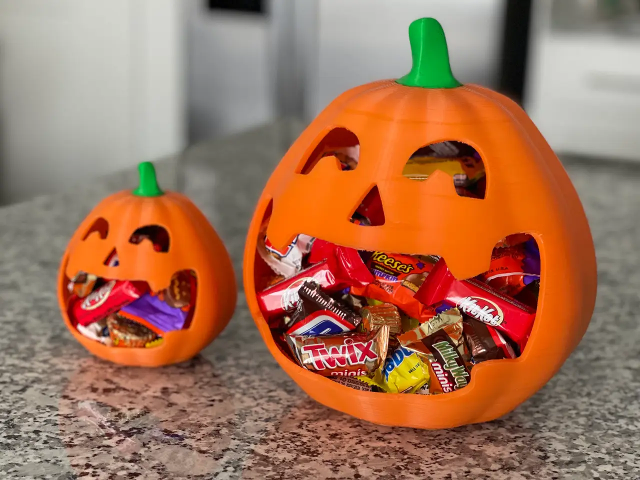 Halloween Pumpkin Candy Bowl — modelo 3D