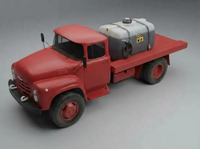 Truck for Fuel transport — modelo 3D