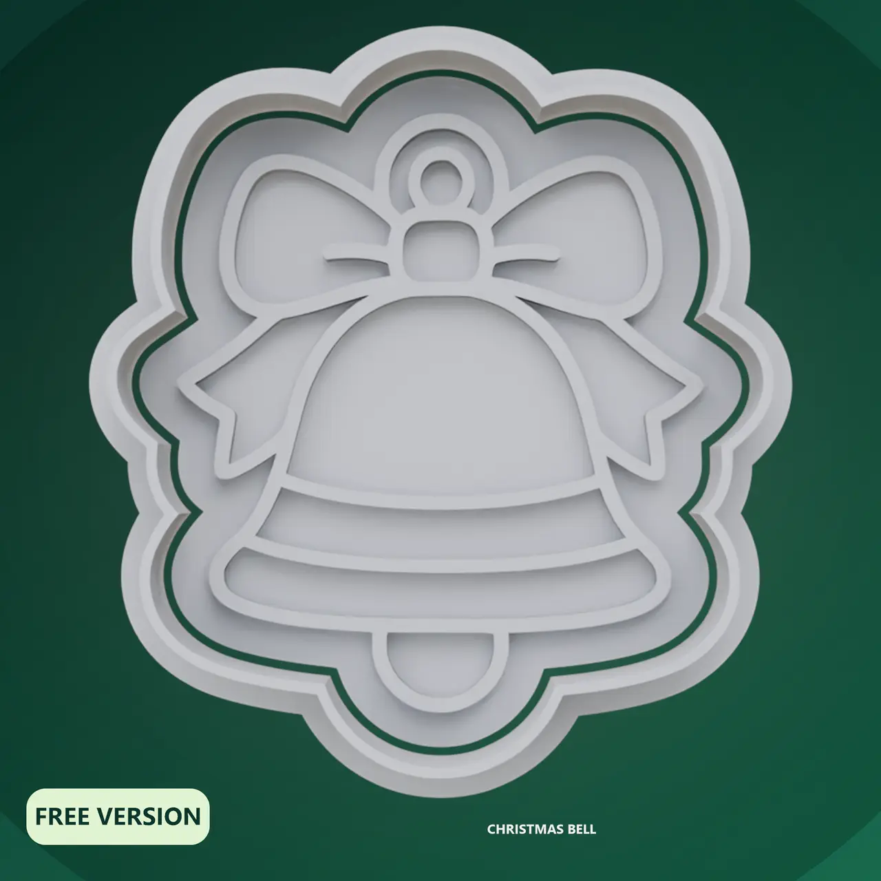 Santa Essentials Cookie Cutter STL – 3D Print Biscuit Mold — modelo 3D