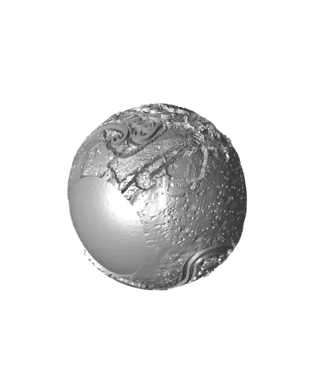 Christmas Bauble Tree Decoration Lithophane — modelo 3D