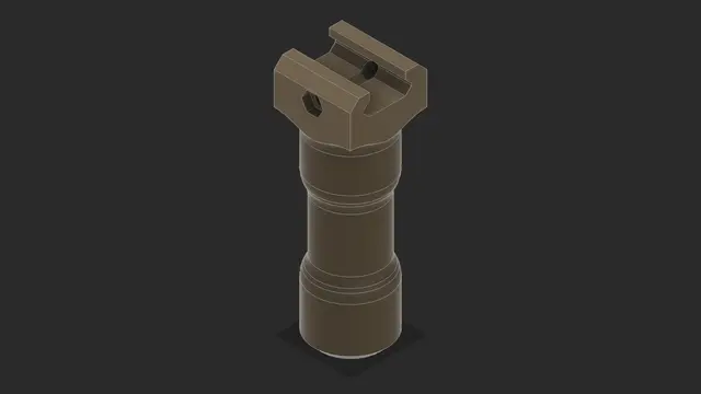 Single Vertical Pistol Grip — modelo 3D