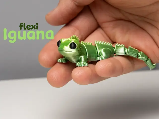 Flexi Iguana-Articulate — modelo 3D
