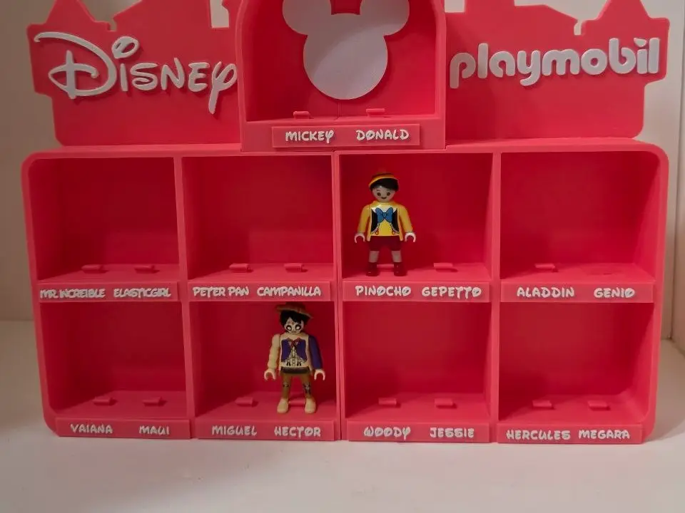 CARTEL DE NOMBRES DE LOS PERSONAJES DISNEY — modelo 3D