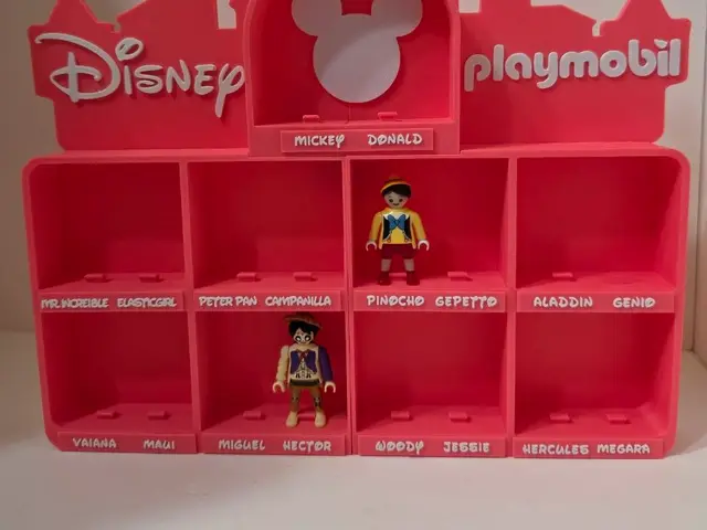 CARTEL DE NOMBRES DE LOS PERSONAJES DISNEY — modelo 3D