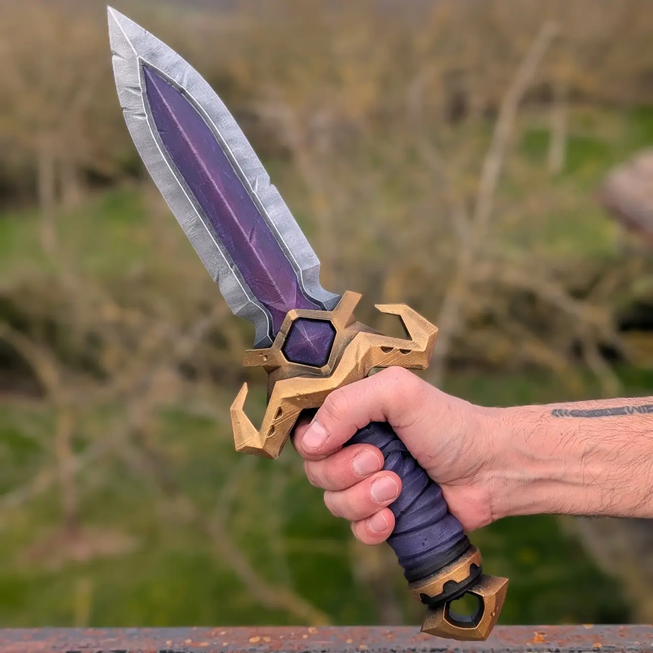 FORGEMASTER DAGGER - LED Ready Cosplay Prop | Fantasy vs Grimdark Kickstarter Campaign — modelo 3D