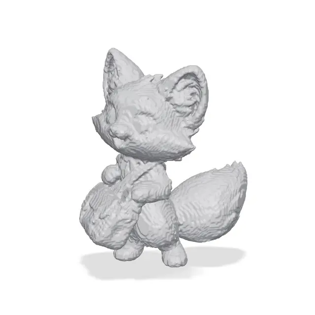 Cute Fox Adventurer - SupaVoxel AI — modelo 3D