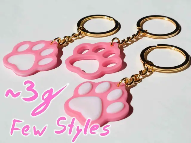 Animal Paw Keychain - Drak — modelo 3D