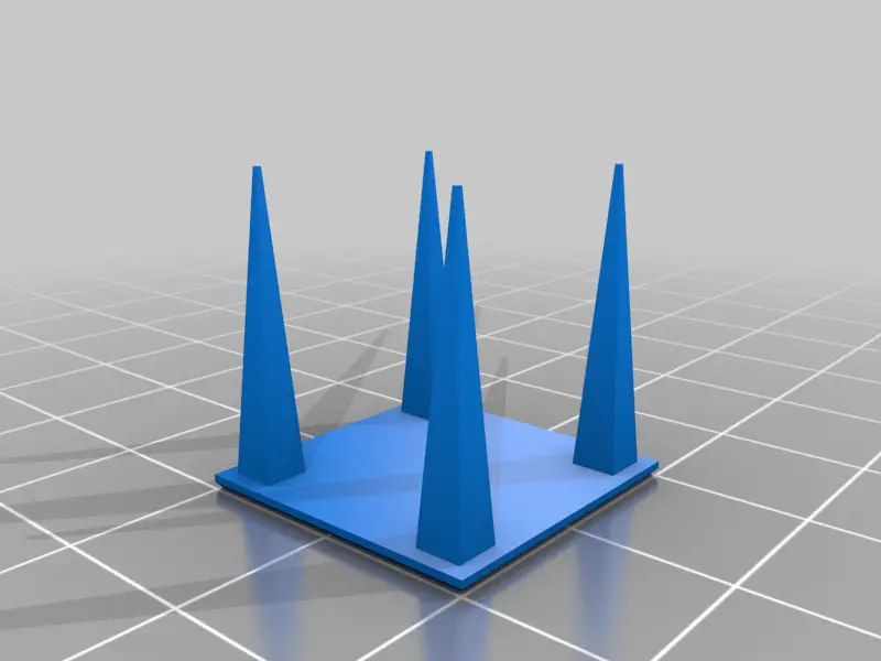 Retraction test — modelo 3D