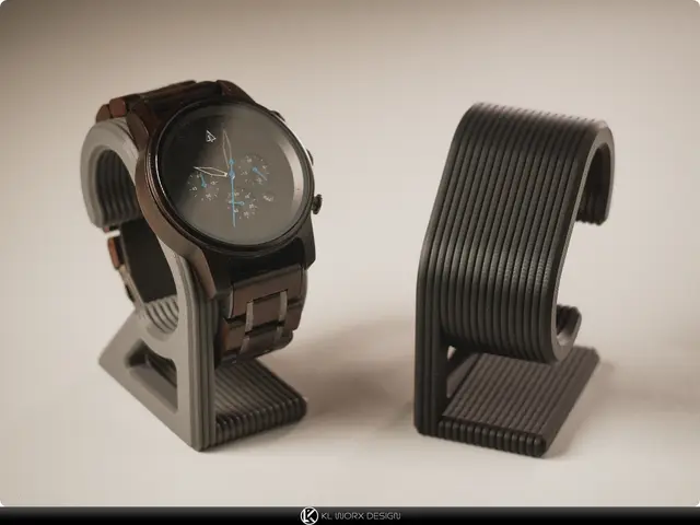 Ribbed Watch Stand — modelo 3D