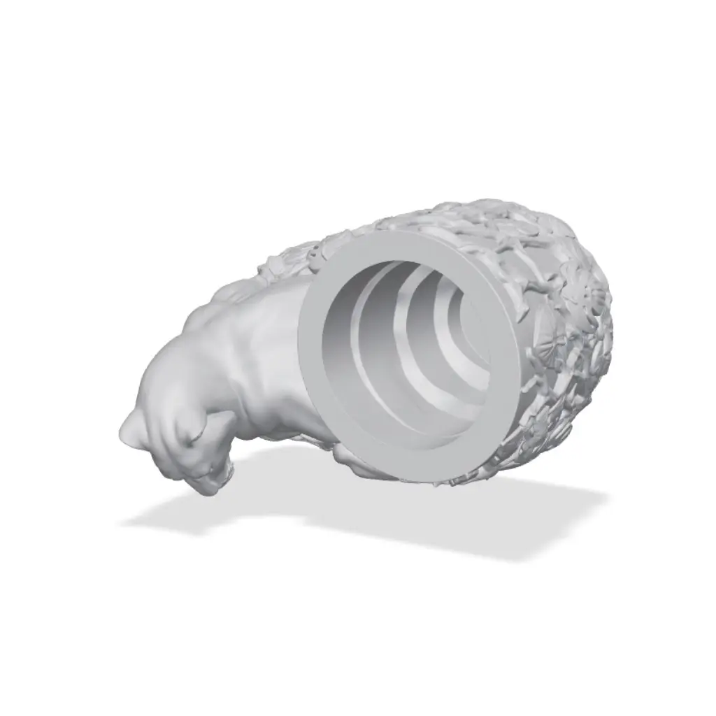 Panther Desk Organizer Pen Holder — modelo 3D