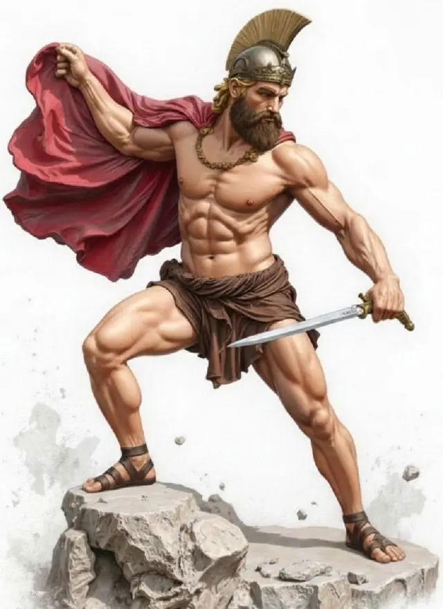 Spartan warrior — modelo 3D