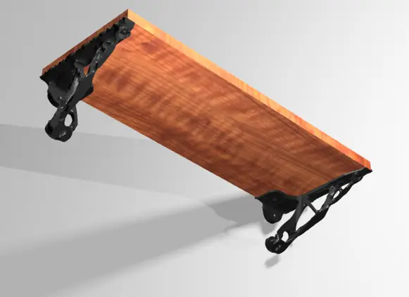 Generative desing Shelf holder — modelo 3D